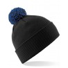 czapka zimowa - mod. B450:Black, 100% akryl, Bright Royal, One Size
